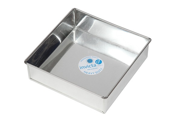 Square Cake Tins - Fixed Base