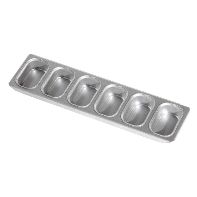 Mini Loaf Cup Tray - 6 in a line
