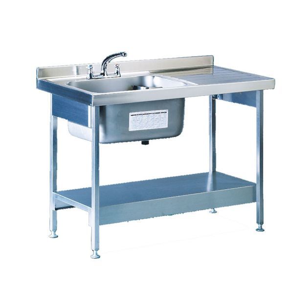 1500mm x 650mm Sink - Single Bowl / Single Drainer