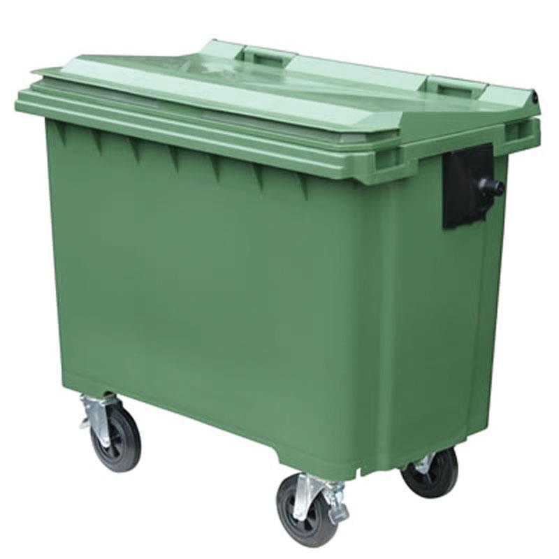 660-litre 4-wheeled Waste Bin