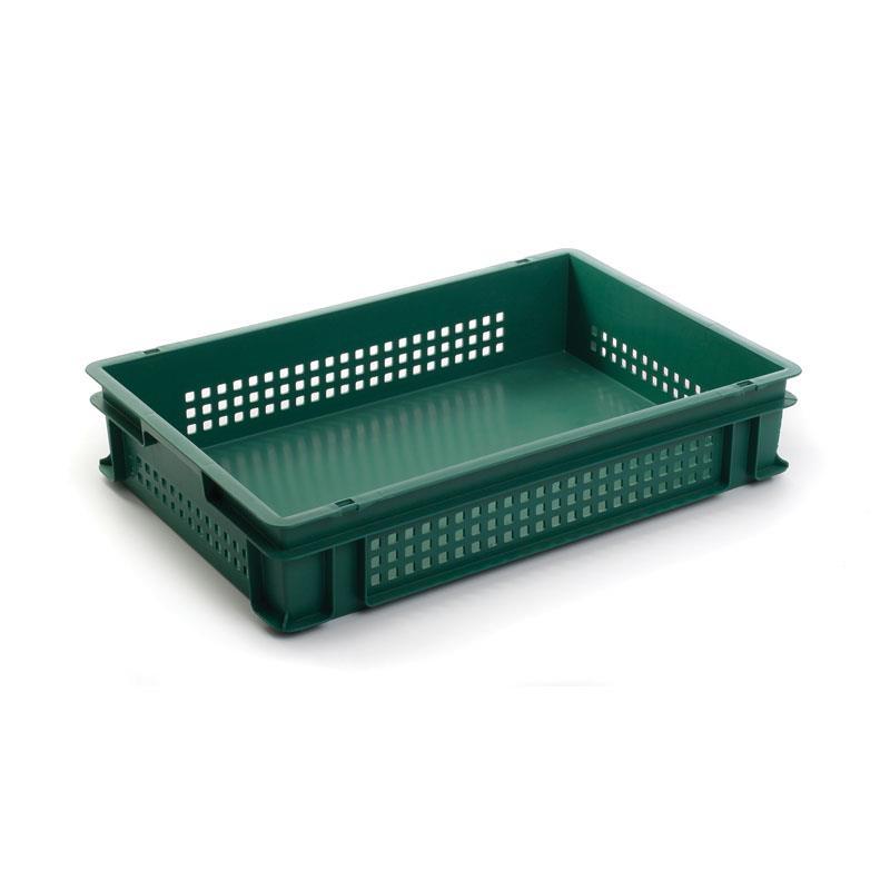 23.7-litre Stacking Container with Solid Base and Mesh Sides - 600mm x 400mm range