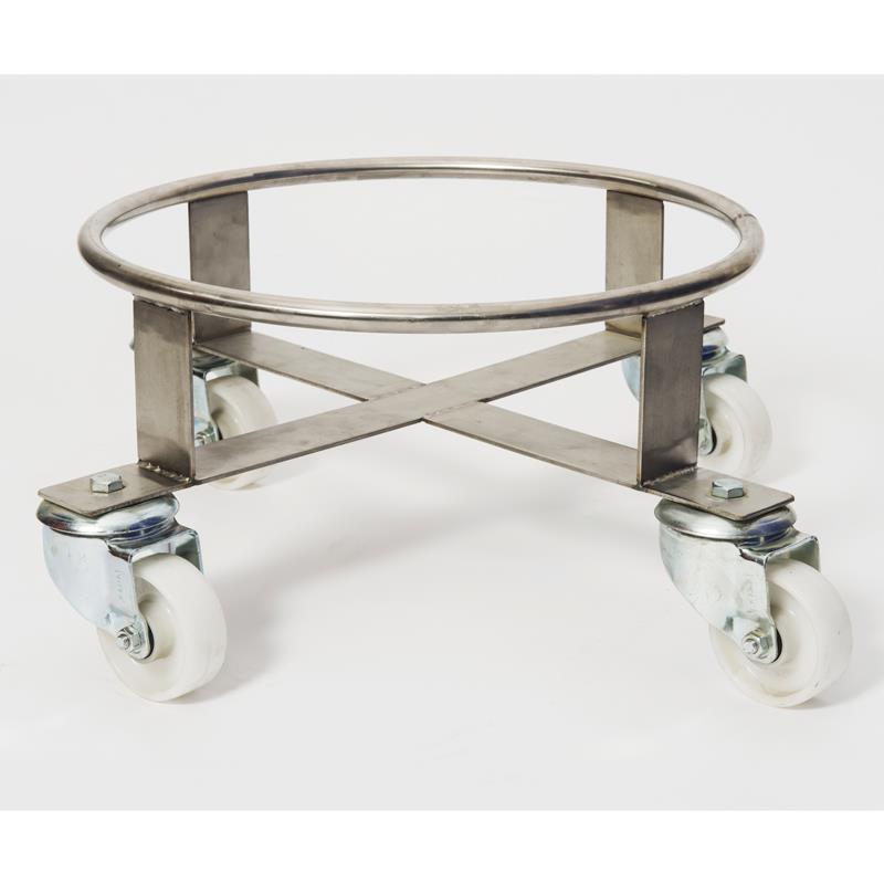 Stainless Steel Single Ring Dolly for Tapered Containers