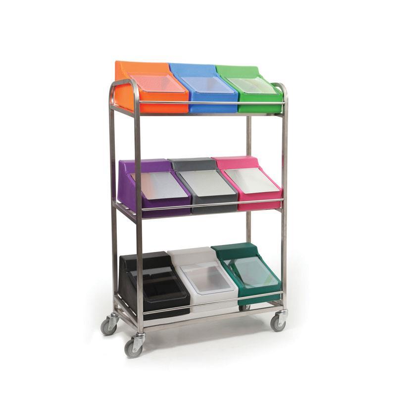 Mobile Small Dispenser Rack